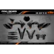 Motorrad-DEKOR KIT DECO Motocross für KTM PERSO CARBONADO