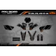 Motorrad-DEKOR KIT DECO Motocross für KTM PERSO CARBONADO