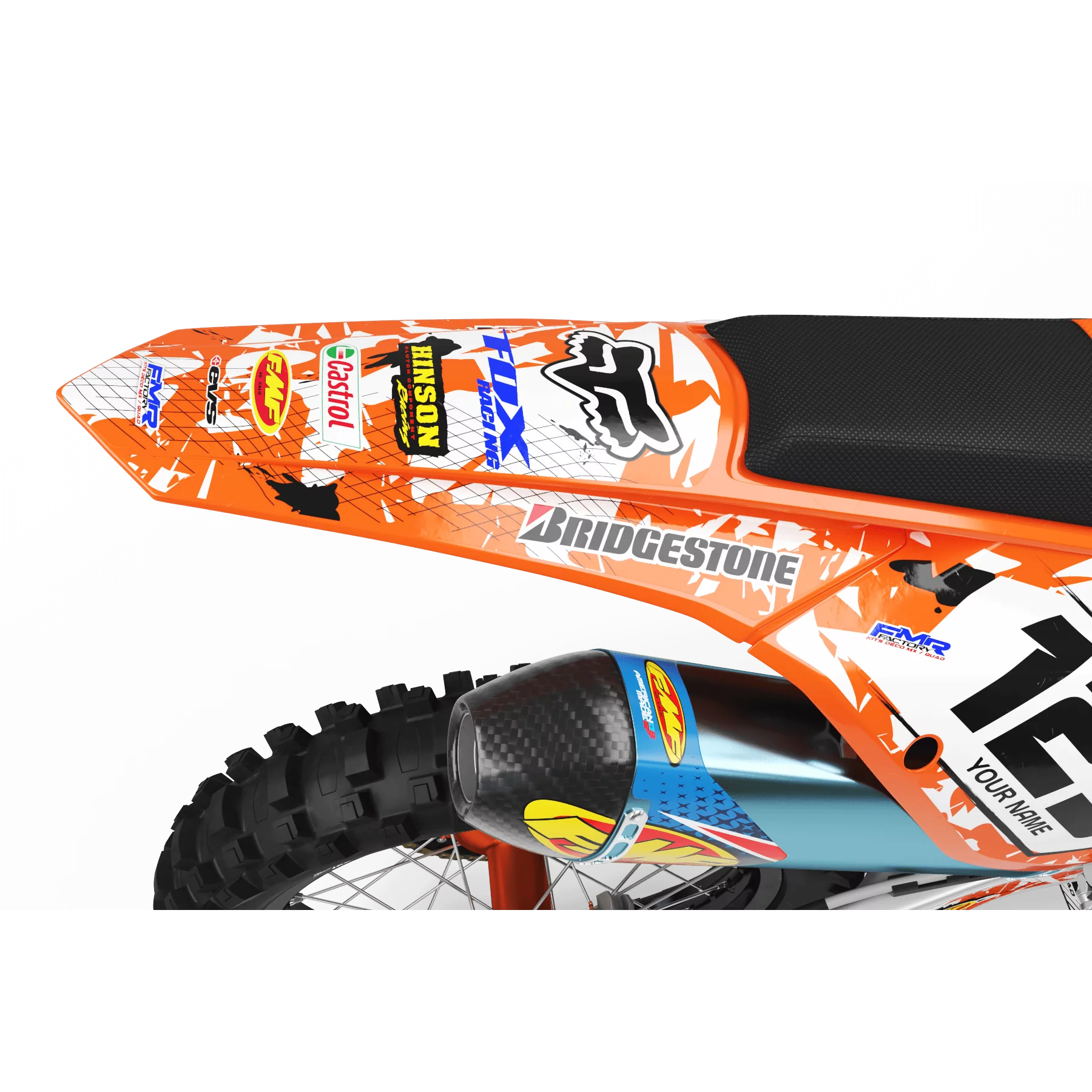 GRAPHICS moto GRAPHICS MOTOCROSS FOX CAMO orange (ref:prda9c)