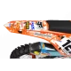 Kit adesivos moto KIT ADESIVOS MOTOCROSS FOX CAMO laranja (ref:prda9c)