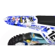 Kit adesivos moto KIT ADESIVOS MOTOCROSS FOX CAMO azul (ref:prda9e)