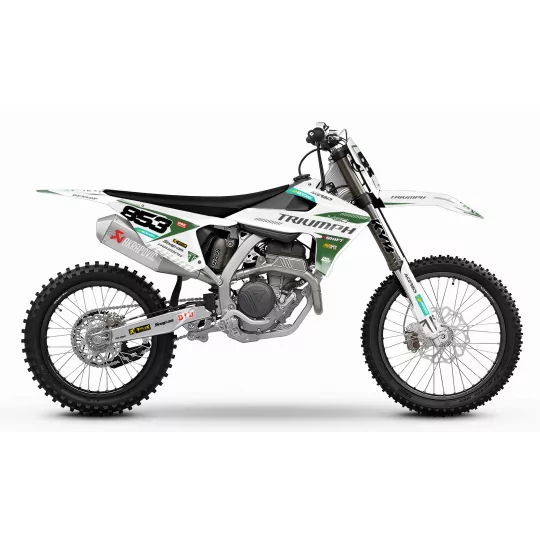 Kit adesivos moto Kit adesivos motocross TRIUMPH Royal Edition | GREEN LINES