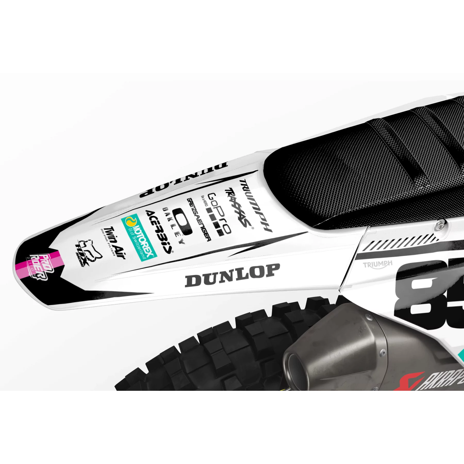 Kit adhesivos moto Kit adhesivos motocross TRIUMPH Royal Edition | PINK LINES