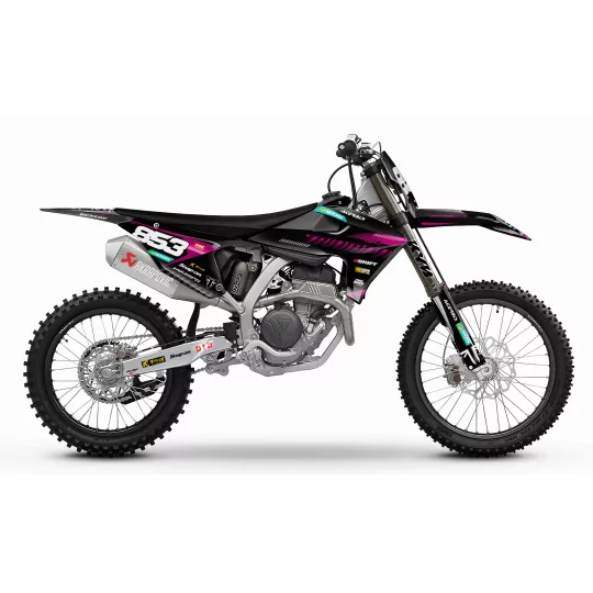 Kit adesivos moto Kit adesivos motocross TRIUMPH Royal Edition | BLACK PINK LINES