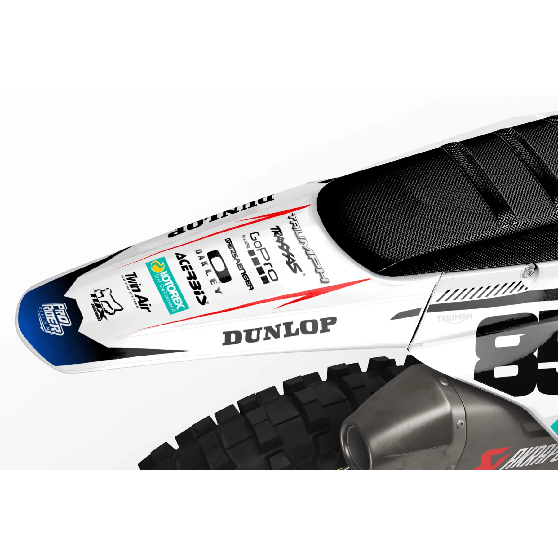 Kit adesivos moto kit adesivos motocross TRIUMPH Royal Edition | RED WHITE LINES