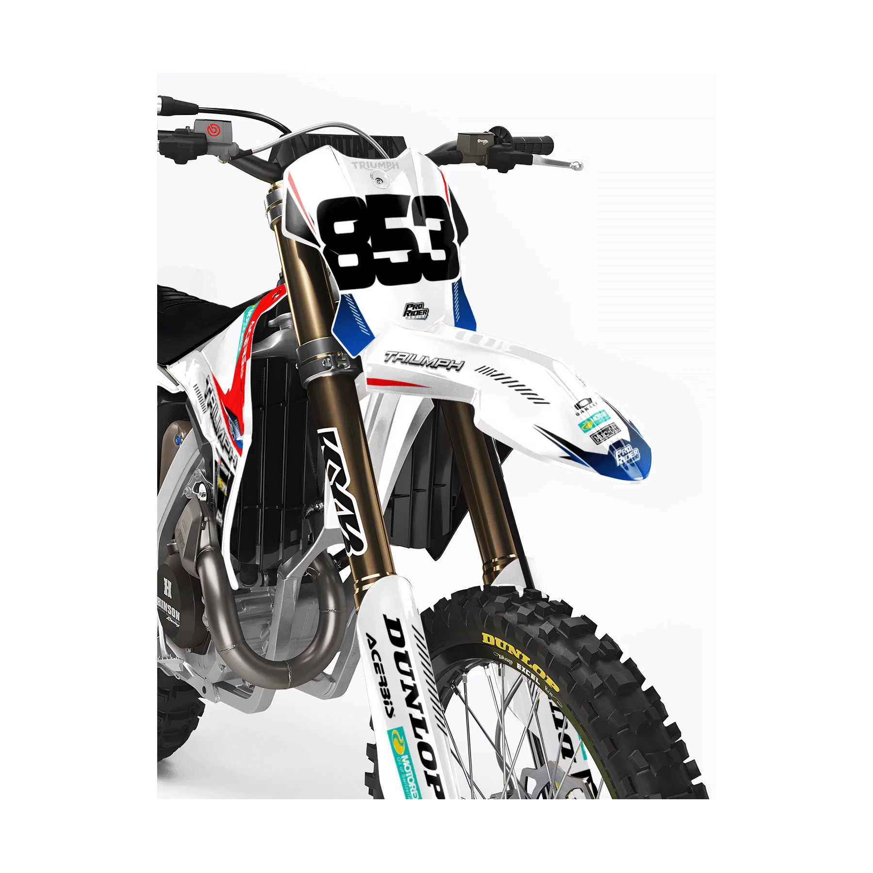 Kit adesivos moto kit adesivos motocross triumph Royal Edition 