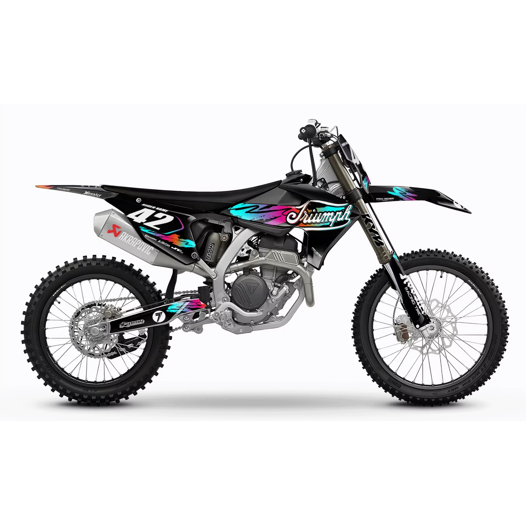 Kit adhesivos moto kit adhesivos motocross TRIUMPH Heritage | GRADIENT LINES