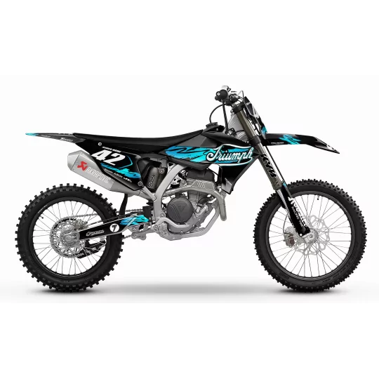 Kit adesivos moto kit adesivos motocross TRIUMPH Heritage | BLUE LINES
