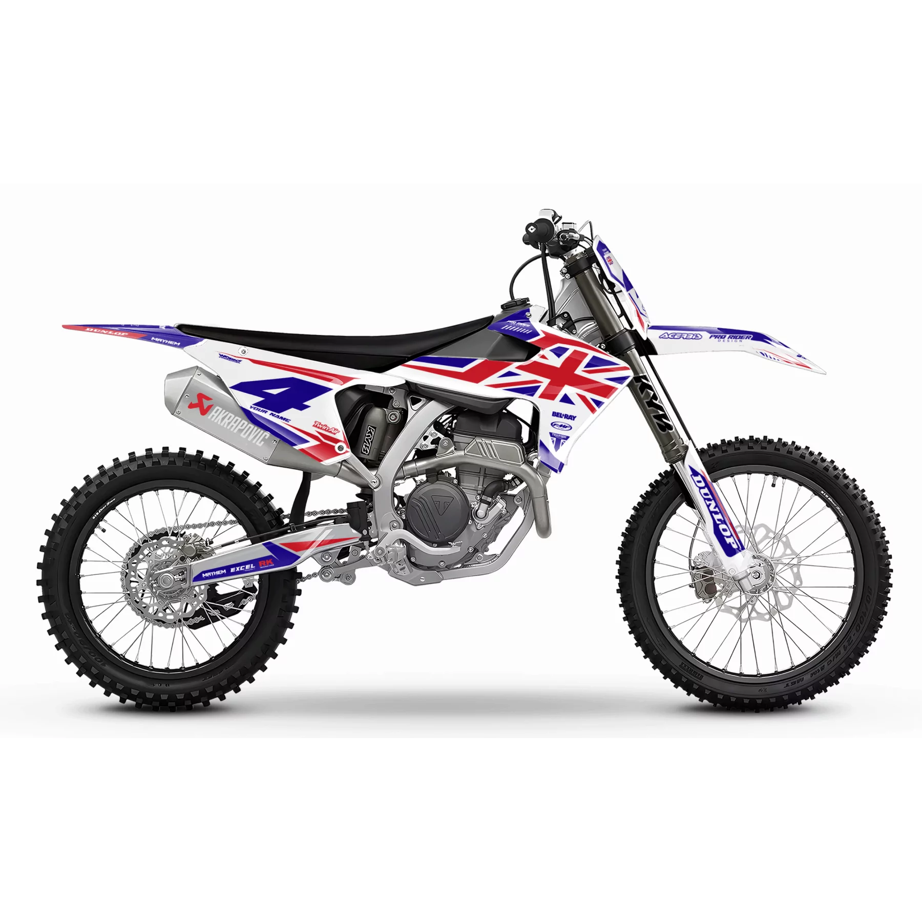 grafiche moto grafiche motocross TRIUMPH Patriotik