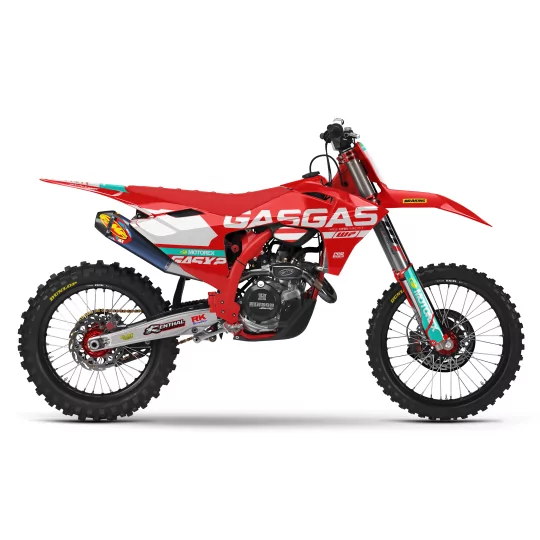 Stickerset motor Stickerset GASGAS MOTOREX RED