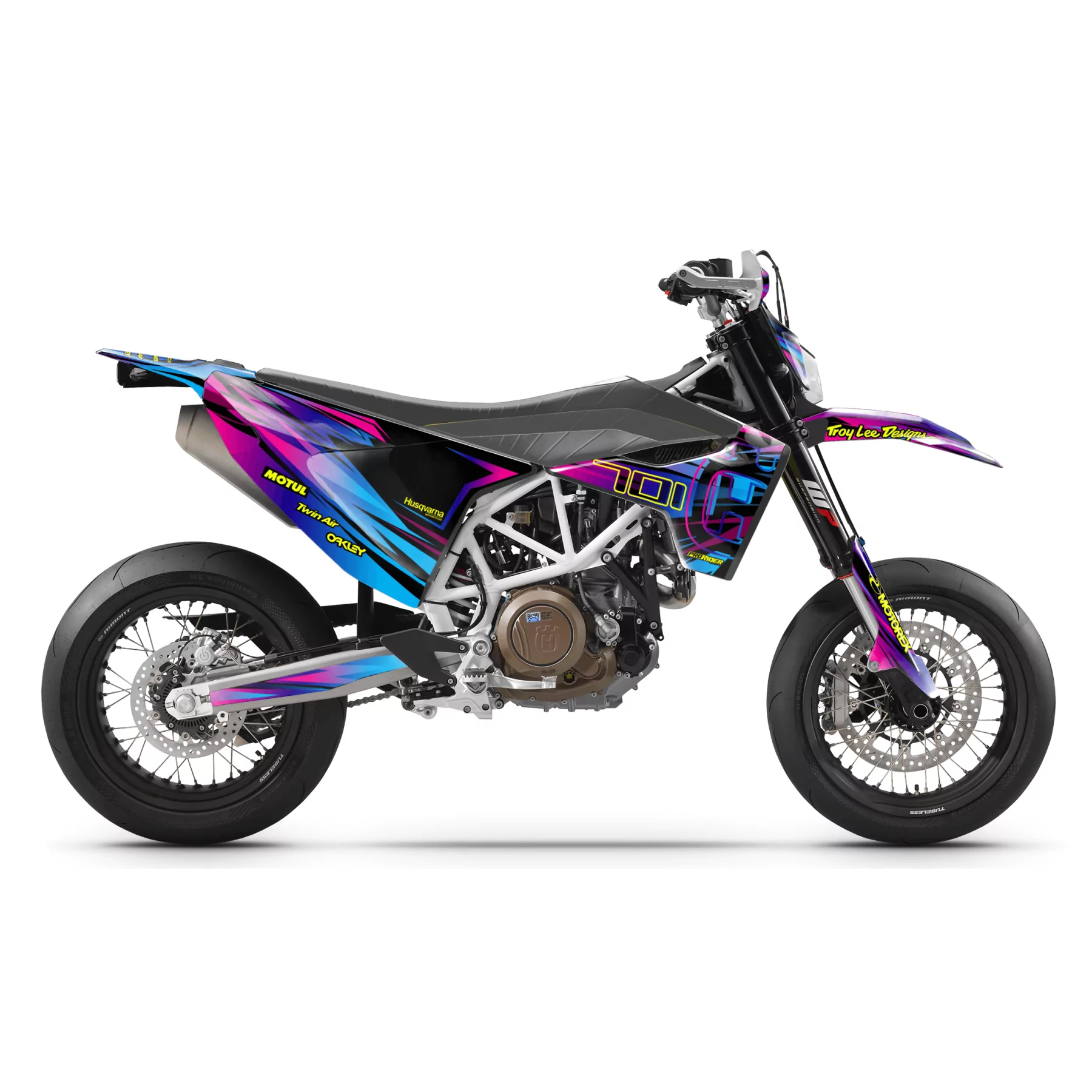 Kit adesivos moto KIT ADESIVOS 701 PERSO HUSQVARNA | PLATINUM RUSH