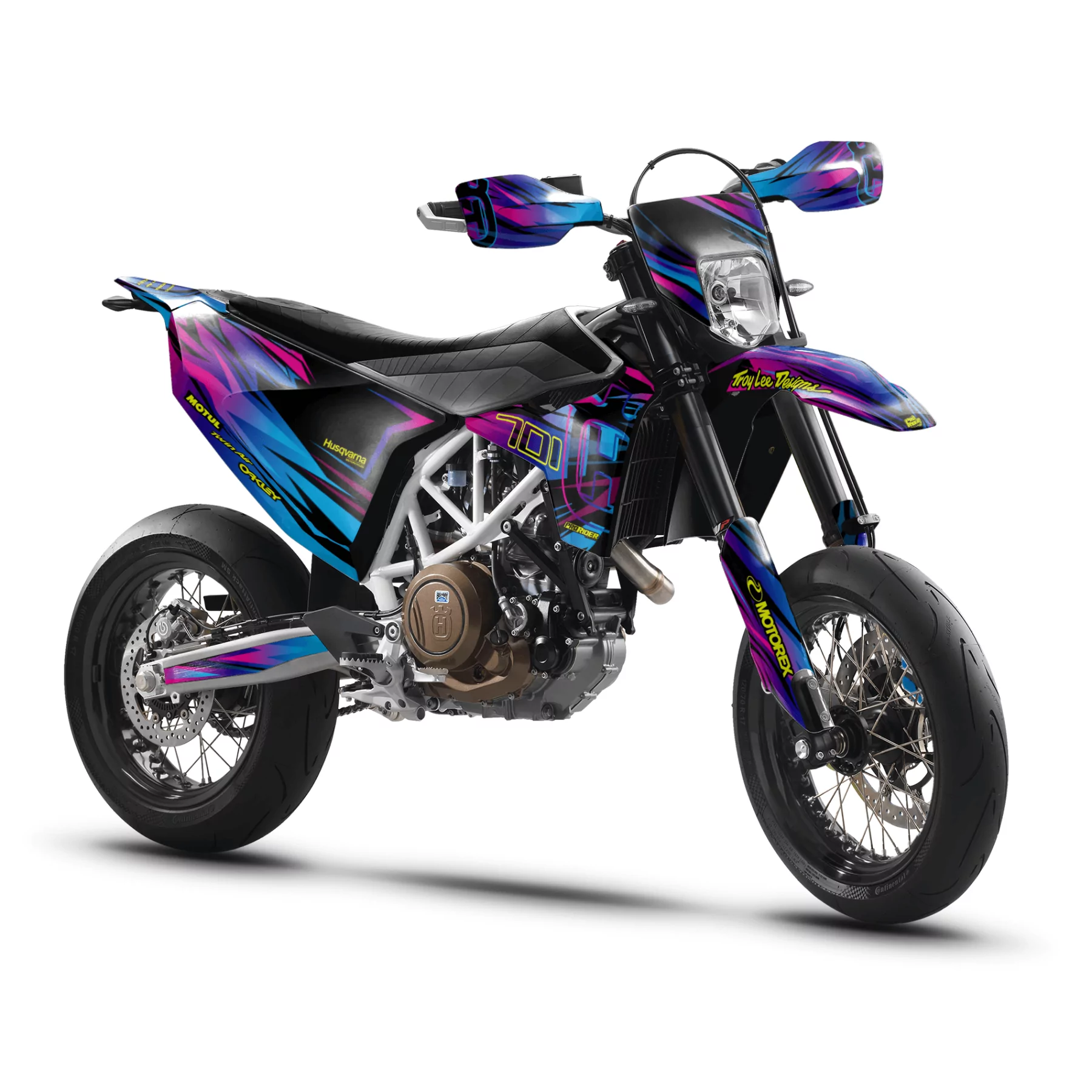 Kit adhesivos moto KIT ADHESIVOS 701 PERSO HUSQVARNA | PLATINUM RUSH
