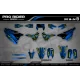 Motorrad Dekor DEKOR 701 PERSO HUSQVARNA | BLUE PLATINUM RUSH