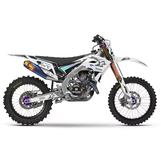 Motorstickerset Stickerset Motocross Kawasaki Shockwave