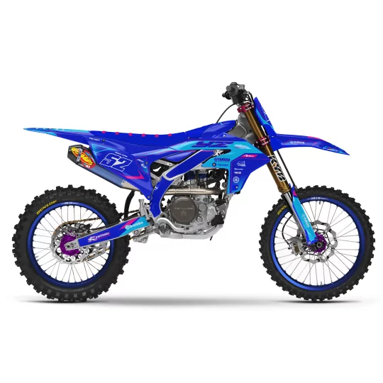 Motorstickerset Stickerset Motocross YAMAHA | Blue ThunderStrike