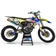 Kit adesivos moto KIT ADESIVOS MOTOCROSS PERSO LUCAS OIL amarelo (ref:prda23d)