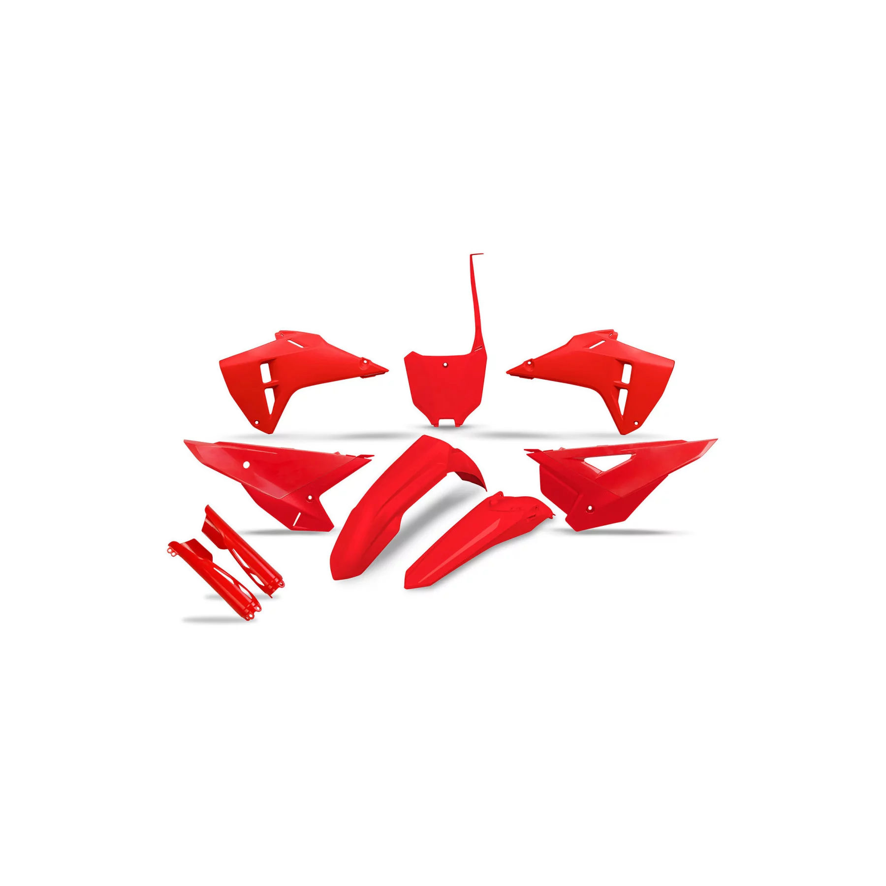 Kit adesivos moto KIT PLASTIQUE Honda CRF 250 450 2025 - vermelho
