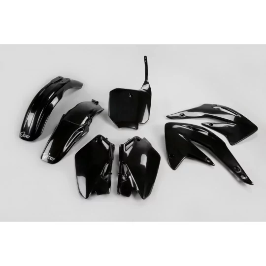 Stickerset motor PLASTIC KIT Honda CR 85 R (2003-07) - ZWART