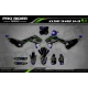 Kit adhesivos moto KIT ADHESIVOS Motocross KAWASAKI JUST1 BLACK