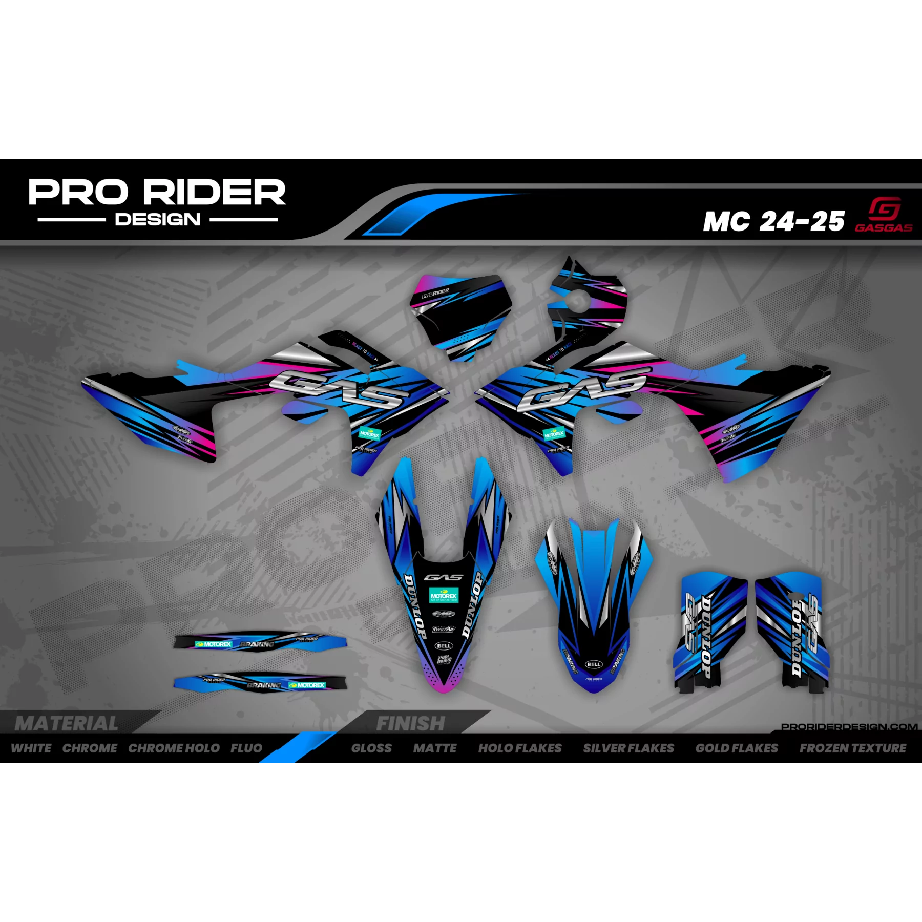 Kit adesivos moto Kit adesivos GASGAS ASTRO