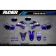 Kit adesivos moto KIT ADESIVOS MOTOCROSS PERSO LUCAS OIL azul (ref:prda23e)