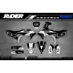 Motocross graphics kit GRAPHICS Motocross YAMAHA | White ThunderStrike