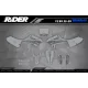 Motorrad DEKOR Motocross YAMAHA Speed Blocks - GREY