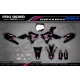 Stickerset moto Stickerset YZ YZF Motocross YAMAHA RETRO BLACK