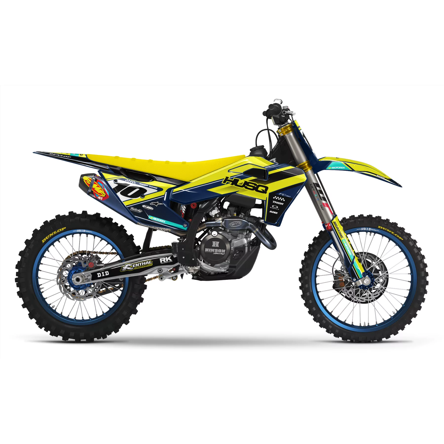 Grafiche moto grafiche motocross husqvarna blue Strike