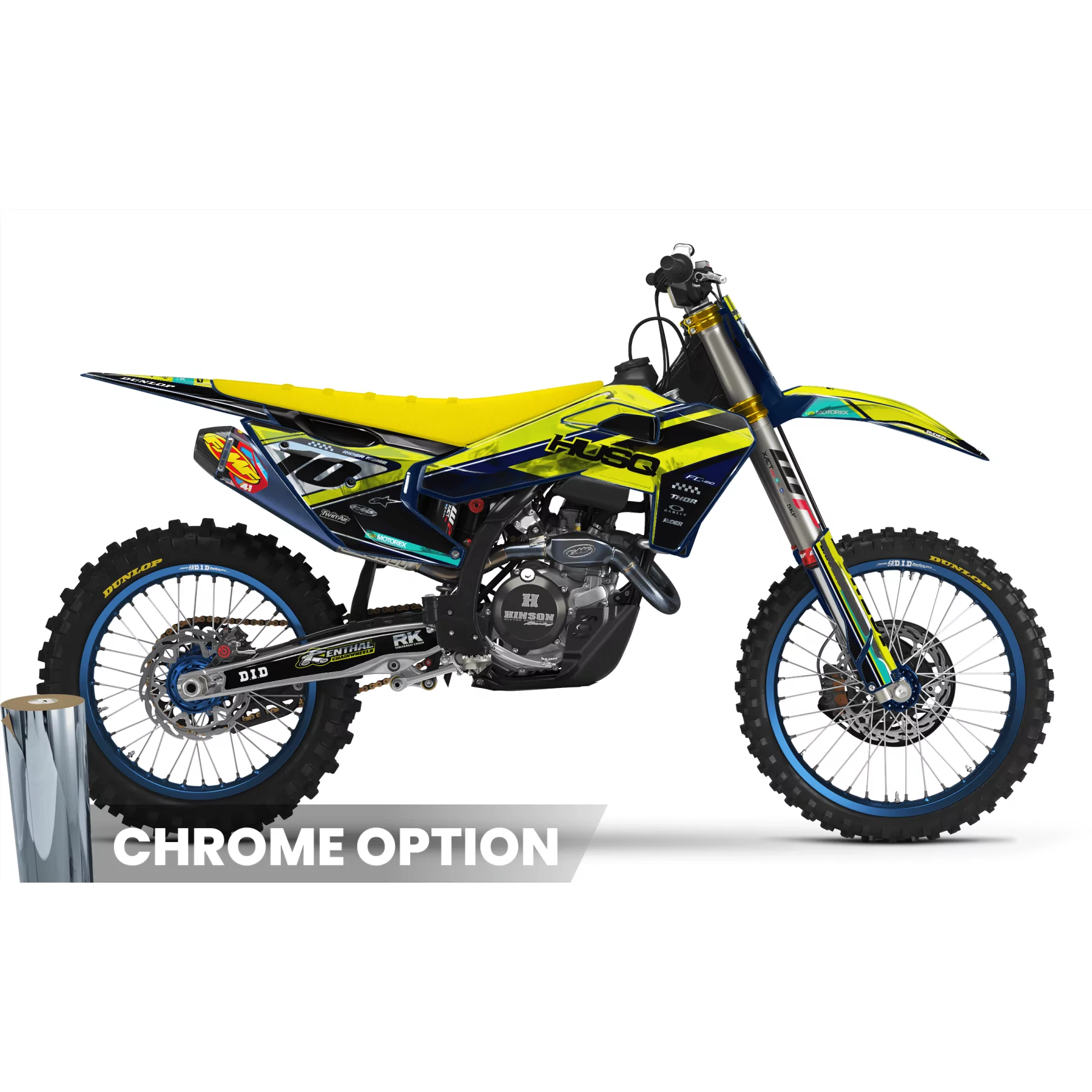 Grafiche moto grafiche motocross husqvarna blue Strike