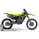 Stickerset moto Stickerset motocross husqvarna blue Strike