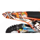 STICKERSET moto Stickerset Motocross PERSO MOTOCROSS ALPINESTARS oranje (ref:prda4f)