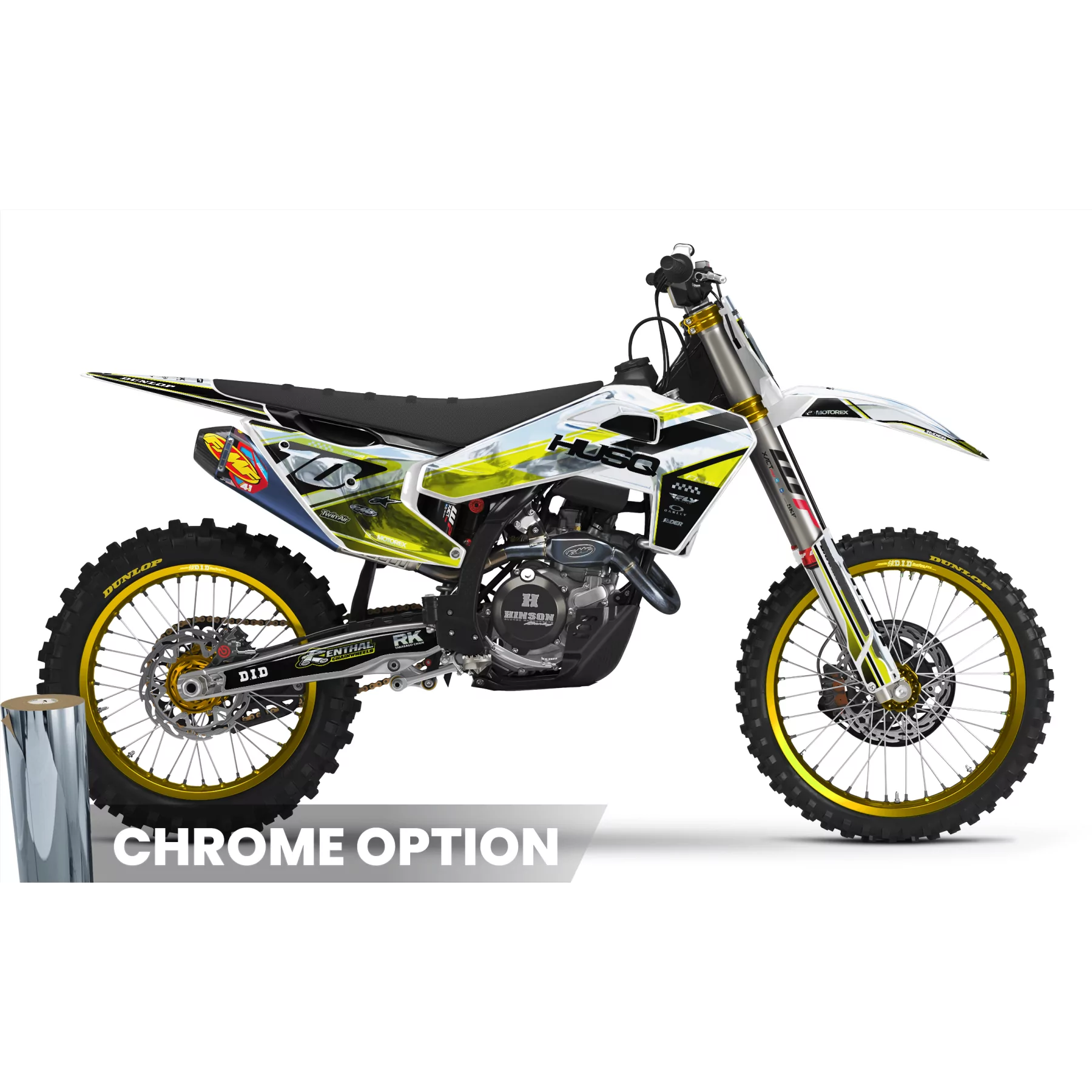 Grafiche moto grafiche motocross husqvarna Yellow Strike