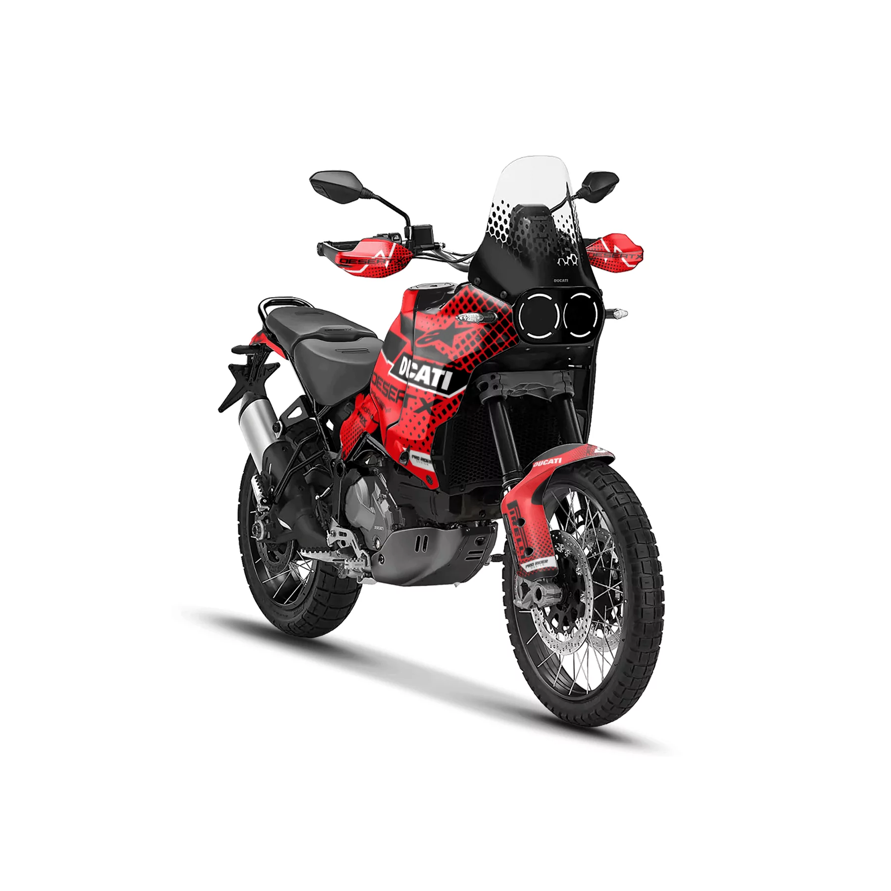 Kit adesivos moto Kit adesivos MOTO DUCATI DESERT X ALPINESTARS
