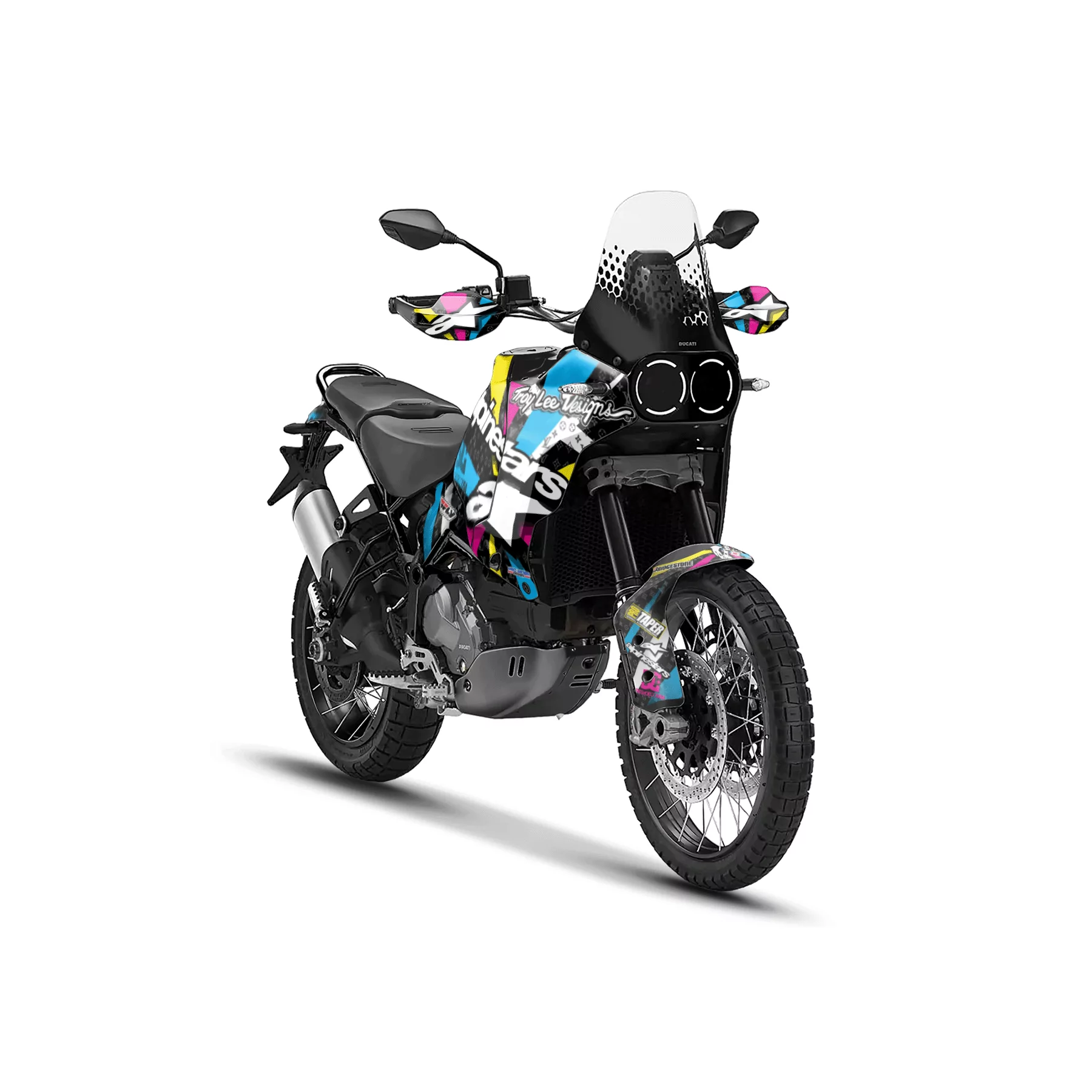 Kit adhesivos moto KIT ADHESIVOS MOTO DUCATI DESERT X TLD