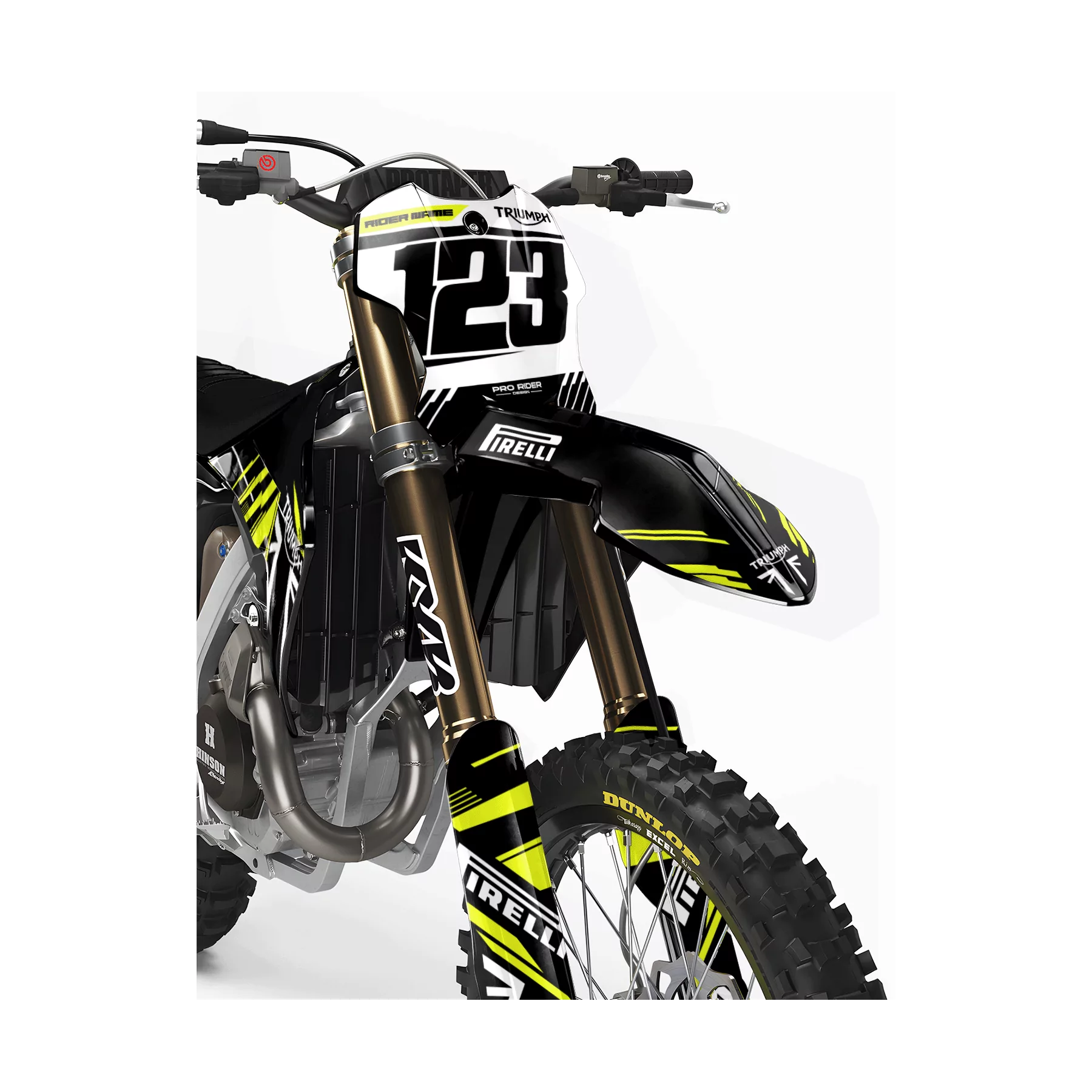Grafiche moto Grafiche MOTOCROSS TRIUMPH STOCK REPLICA