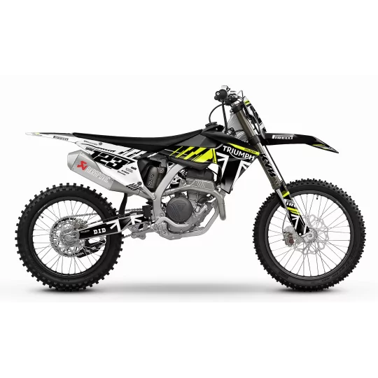 Kit adesivos moto Kit adesivos MOTOCROSS TRIUMPH STOCK REPLICA