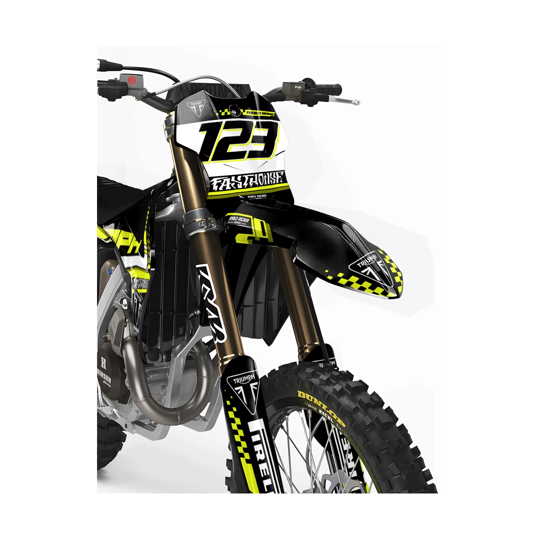 Grafiche moto Grafiche MOTOCROSS TRIUMPH FASTHOUSE