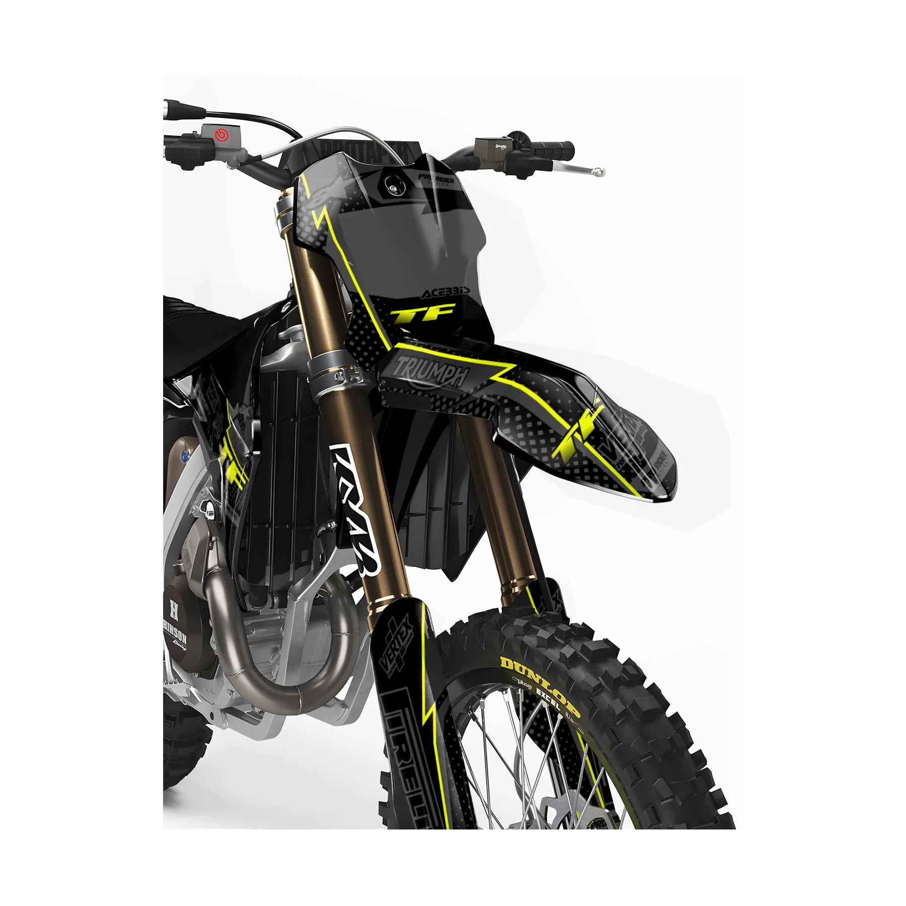 Dekor Motorrad DEKOR MOTOCROSS TRIUMPH ALPINESTARS