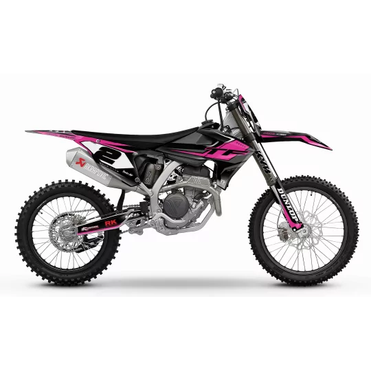 Kit adhesivos moto KIT ADHESIVOS MOTOCROSS TRIUMPH OXFORD PINK