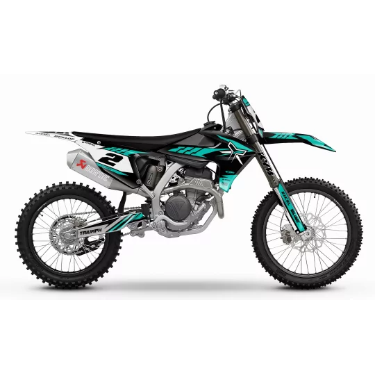 Kit adesivos moto KIT ADESIVOS MOTOCROSS TRIUMPH VECTOR