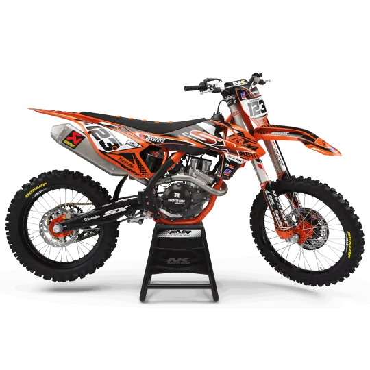 STICKERSET moto Stickerset Motocross KTM FACTORY ENERGY oranje (ref:prda33c)