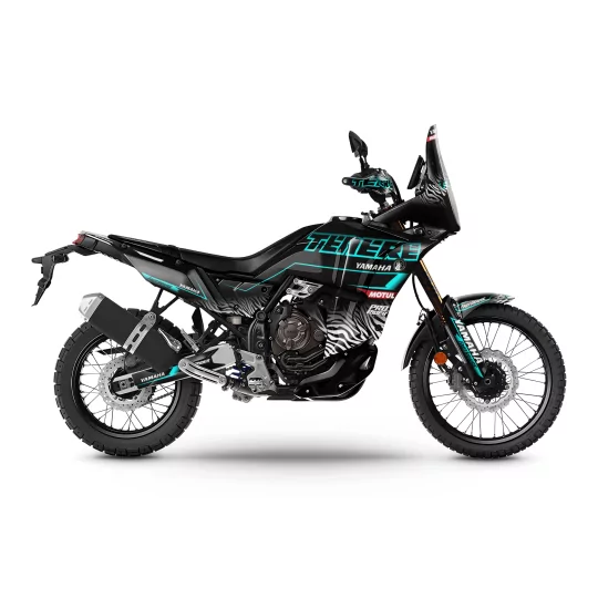 Stickerset moto stickerset moto yamaha | MOTUL BLACK/TEAL