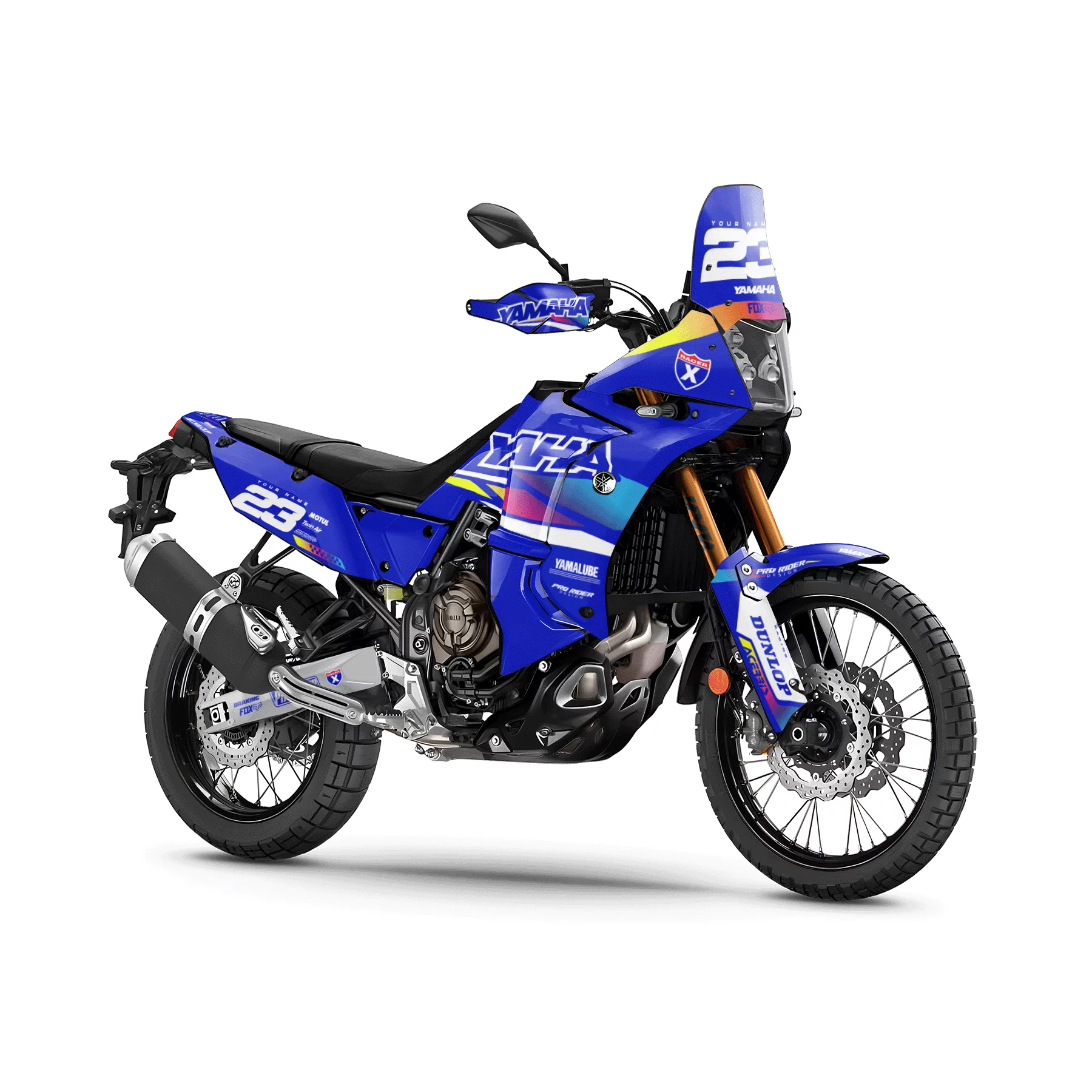 Kit déco moto kit déco yamaha 700 ténéré | Speed Blocks - GRADIENT