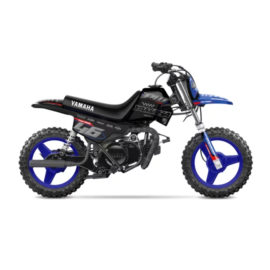 Kit adesivos moto Kit adesivos Motocross YAMAHA PW-TTR | BLACK FLAG