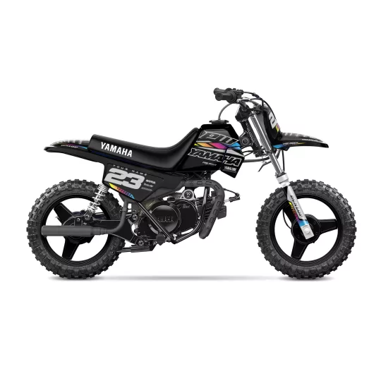 Kit adesivos moto Kit adesivos Motocross YAMAHA PW-TTR | Speed Blocks - BLACK