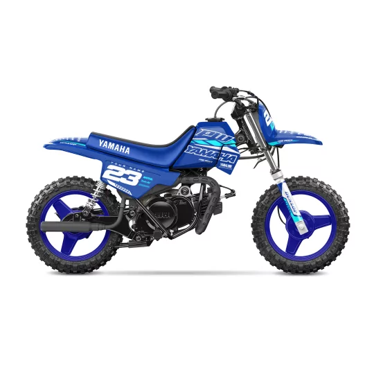 Stickerset moto Stickerset Motocross YAMAHA PW-TTR | Speed Blocks - TEAL
