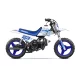 Motorcycle graphics Graphics Motocross YAMAHA PW-TTR | Speed Blocks - WHITE BLUE