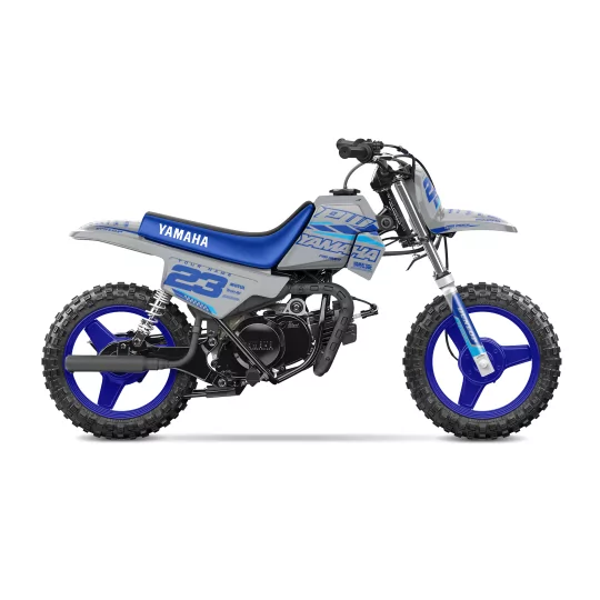 Stickerset moto Stickerset Motocross YAMAHA PW-TTR | Speed Blocks - GREY BLUE