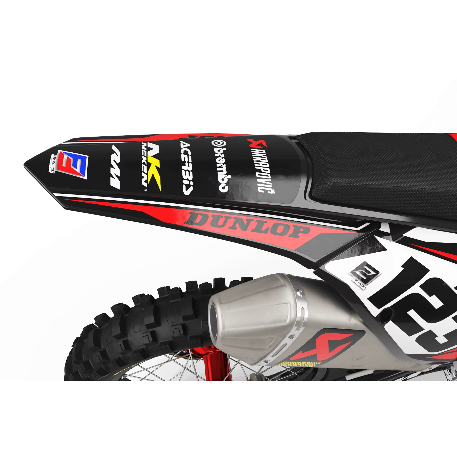 Kit adhesivos moto KIT ADHESIVOS Motocross suzuki FACTORY ENERGY rojo (ref:prda33d4)
